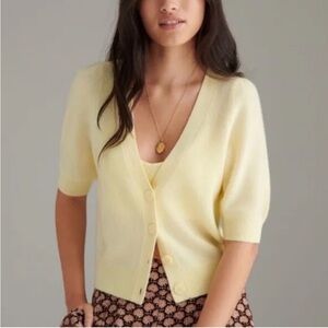 Anthropologie Maeve Short Sleeve Cardigan